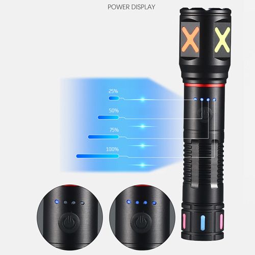 Ліхтар PLD-CA166-3 WHITE LASER LED PM10-TG