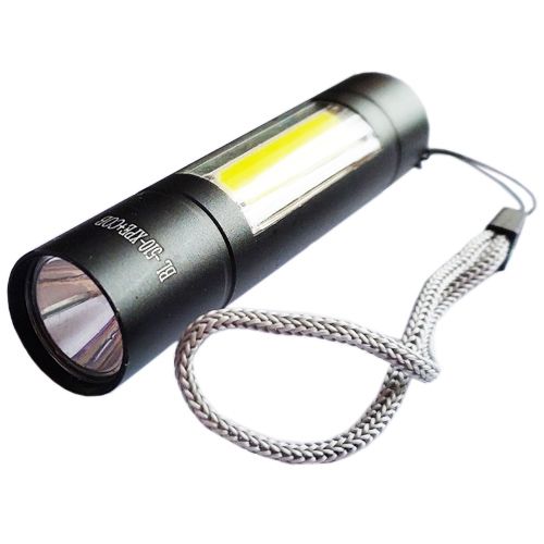 Ліхтар BL-510/1501-XPE+COB, ЗУ mircoUSB, вбудований акумулятор