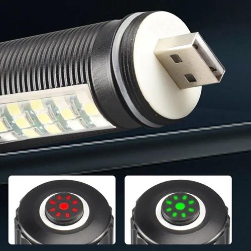 Ліхтар SY-2209-Р50+18SMD(RGB), Li-Ion акумулятор, індикація заряду, ЗУ USB, zoom, Box
