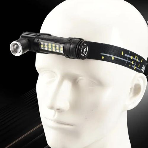 Ліхтар SY-2209-Р50+18SMD(RGB), Li-Ion акумулятор, індикація заряду, ЗУ USB, zoom, Box