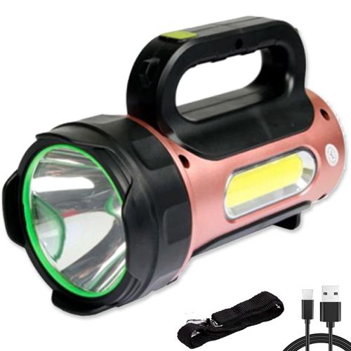 Ліхтар переносний T93-LED+COB(white+red), power bank, Li-Ion акумулятор, сонячна батарея