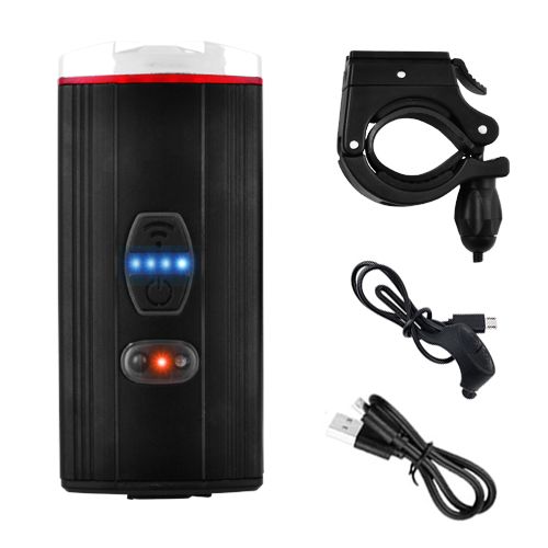 Велодзвінок + фара XA582-2T6, Motion Sensor, виносна кнопка, Li-Ion акумулятор, ЗУ micro USB
