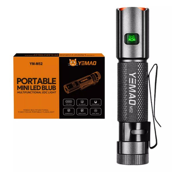 Тактичний ліхтар YEMAO YM-M52, 1500LM, акумуляторы 2x14500 (2x1200 mAh)