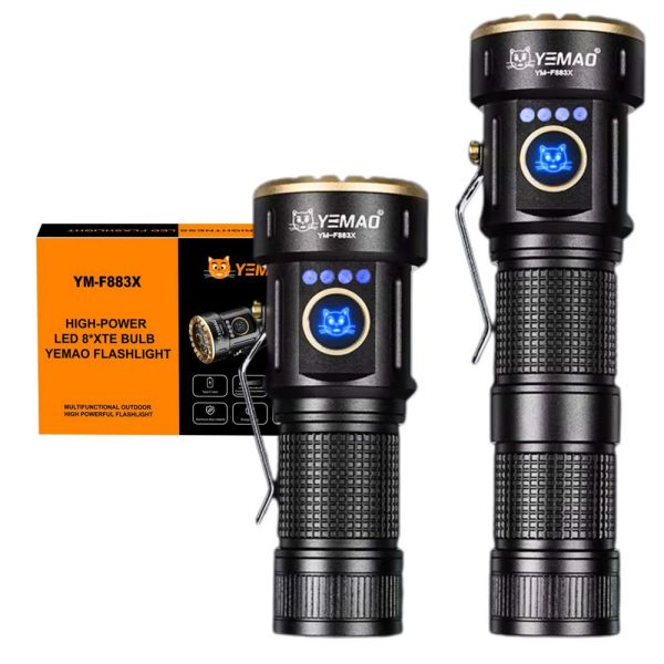 Ліхтар тактичний YEMAO YM-F883X, 3000LM, акумулятори 18650 + 18350 (3200 + 1500 mAh)