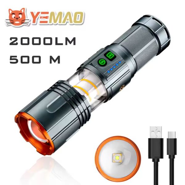 Ліхтарик тактичний YEMAO YM-А60, 1200LM, акумулятор 18650 (3200 mAh)