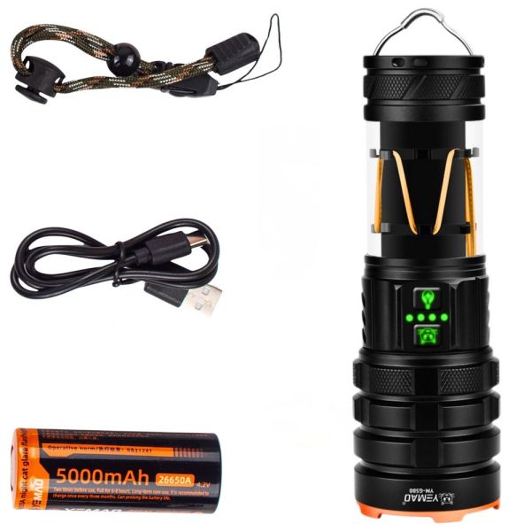 Ліхтарик тактичний YEMAO YM-А60, 1200LM, акумулятор 18650 (3200 mAh)