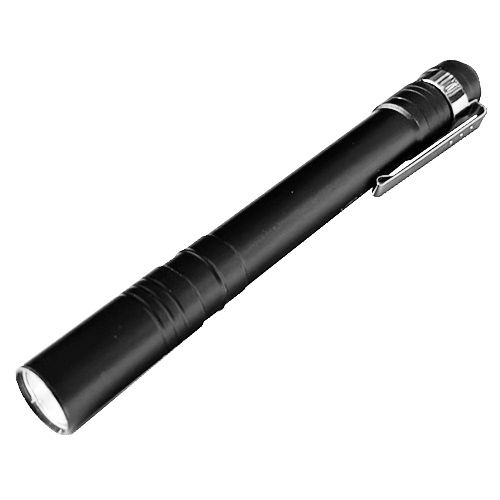 Фонарик 702A-LM, 2хAAA, клипса