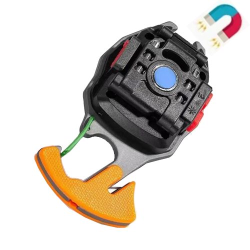 Аккумуляторный LED фонарик W5147 с Type-C (7 режимов, прикуриватель, карабин, нож, магнит)