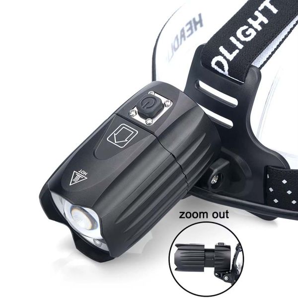 Ліхтар налобний BL-T35-P160, 3x18650, Power Bank, ЗУ Type-C, zoom