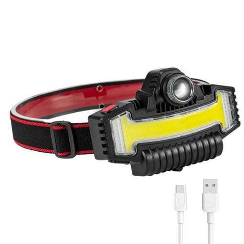 Налобний ліхтар Police BL-W685-LTS+COB (White+ RGB), Li-Ion