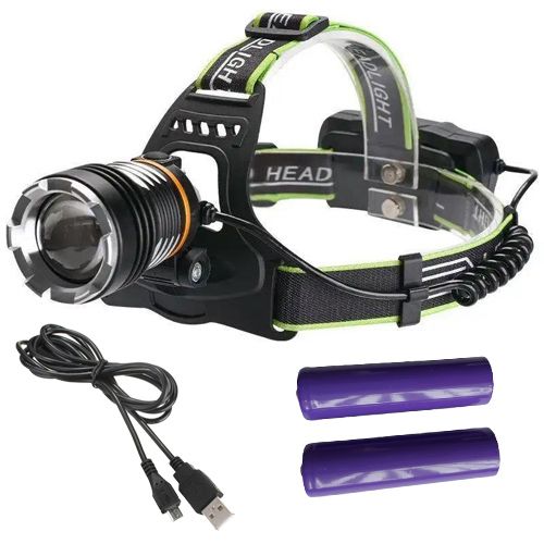 Фонарь налобный PLD A7-XPE+UV