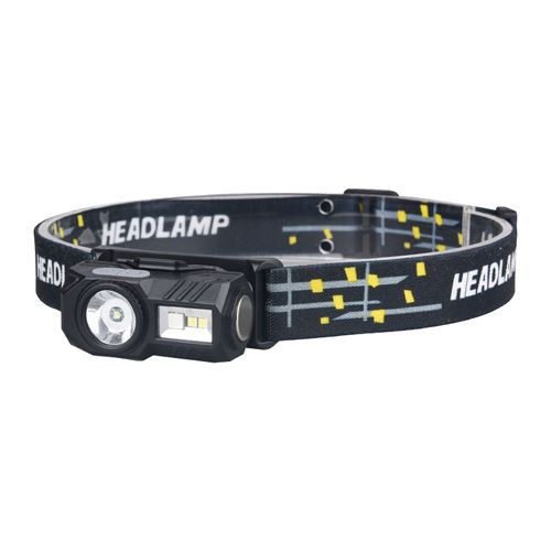 Фонарь налобный T131-XPE+3SMD(red+green+blue+UV), Motion Sensor, Li-Ion аккумулятор, крепление на кепку
