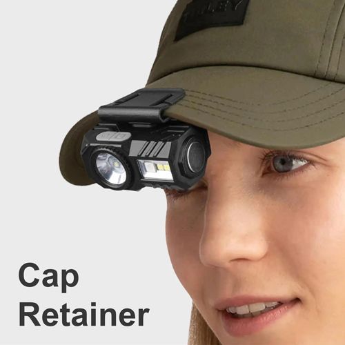 Фонарь налобный T131-XPE+3SMD(red+green+blue+UV), Motion Sensor, Li-Ion аккумулятор, крепление на кепку