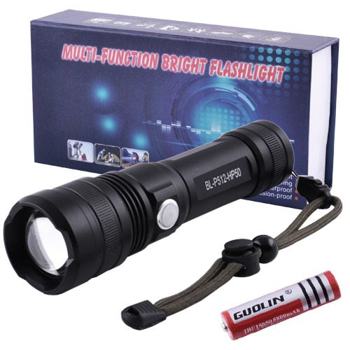 Фонарь Police P512-P50, microUSB