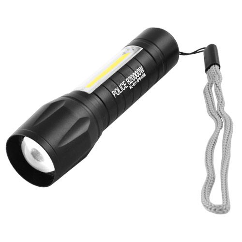 Фонарь Police 511-XPE+COB, ЗУ mircoUSB, встроенный аккумулятор