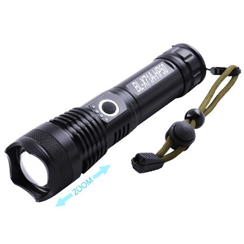 Фонарь Police X71A-HP50, ЗУ micro USB, индикация зарядки