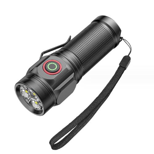 Фонарик PLD W5182-3XHP360, 1х18500, магнит, ЗУ Type-C, Box