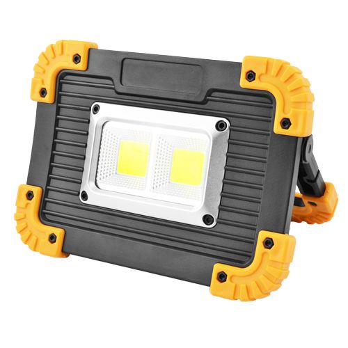 Прожектор на аккумуляторе L812-20W-2COB+1W, Power Bank