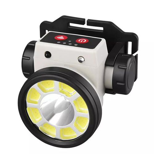 Ліхтар налобний PLD LY004-XPE+COB, Motion Sensor, Li-Ion акумулятор, індикація заряду, магніт