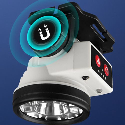Фонарь налобный PLD-LY004-XPE+COB, Motion Sensor, Li-Ion аккум, индикация заряда, магнит, ЗУ Type-C
