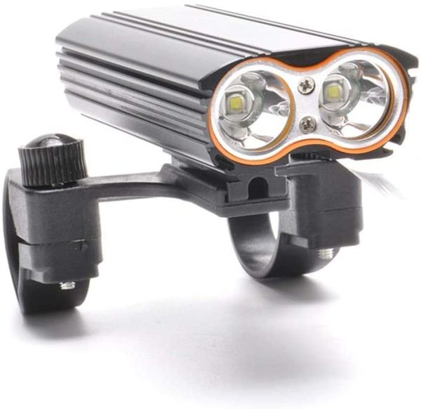 Велофара LR-Y2Pro-2T6 DUAL MEGALIGHT, ALUMINUM, индикатор зарядки