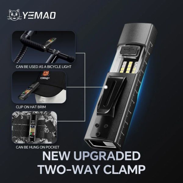 Ліхтар YEMAO YM-M31-UV — EDC ліхтар з UV світлом